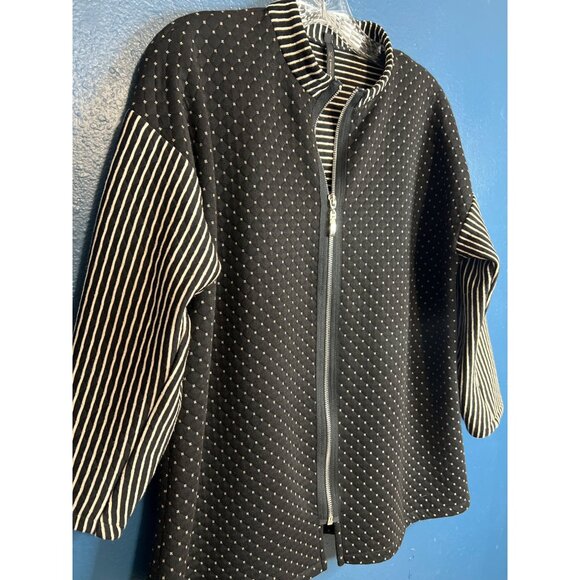 IC By Connie K Quilted Zip Cardigan S - Picture 3 of 8